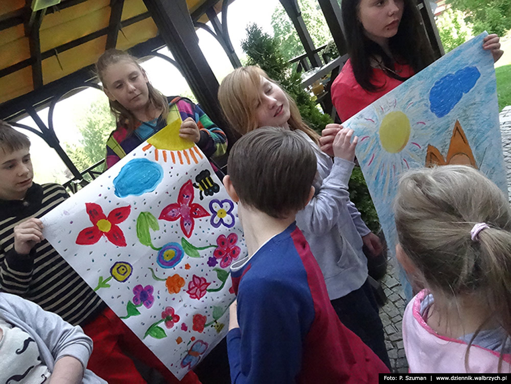 Artyści dzieciom. Jedlina-Zdrój, maj 2015. Fot.: Patrycja Szuman
