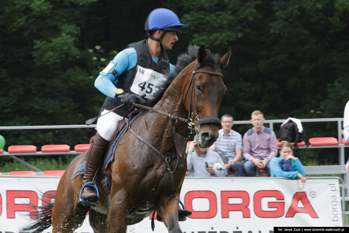 Horse Trial Strzegom. Morawa /k.Strzegomia, czerwiec 2015. Fot. Jacek Zych