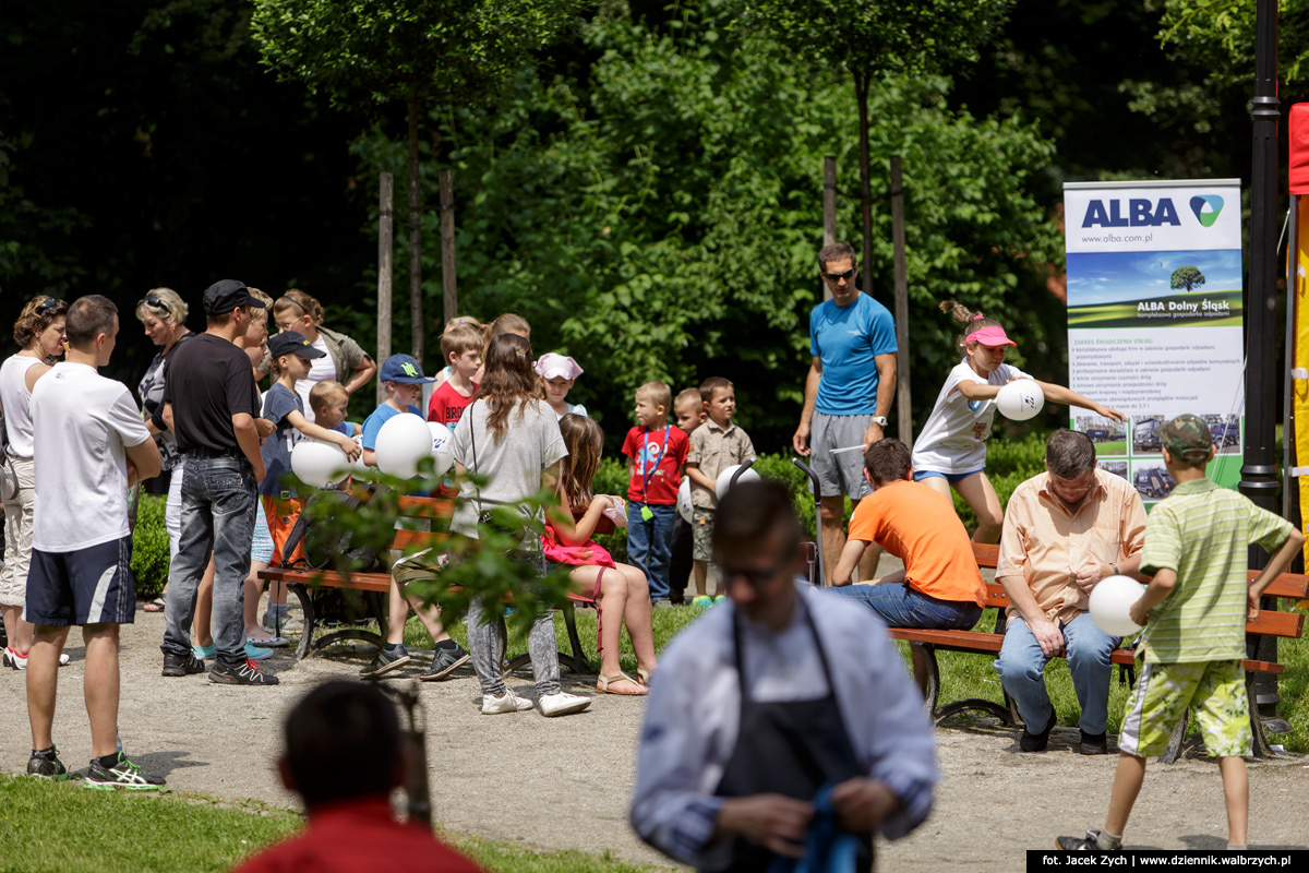 Piknik rodzinny w Parku Jana III Sobieskiego. Wałbrzych, czerwiec 2015. Fot. Jacek Zych