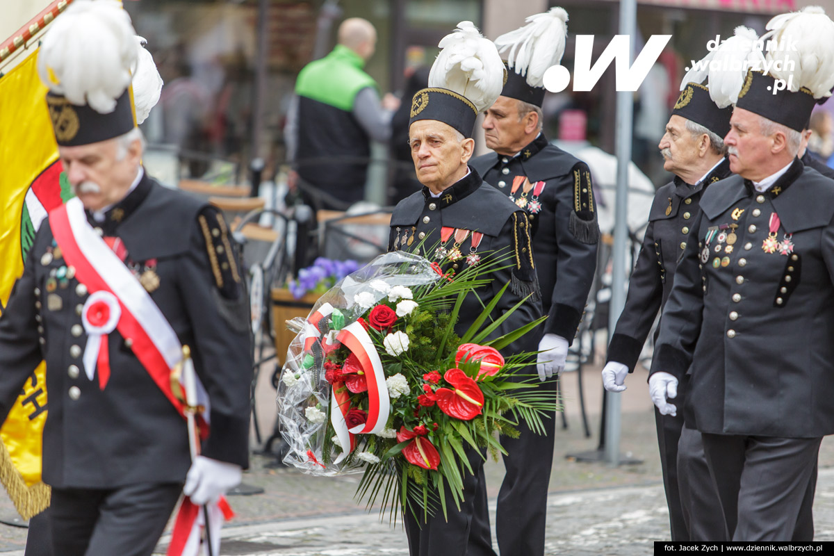 03.05.2016 Wałbrzych Obchody 225. rocznicy podpisania Konstytucji 3. maja fot. Jacek Zych / Dziennik Wałbrzych