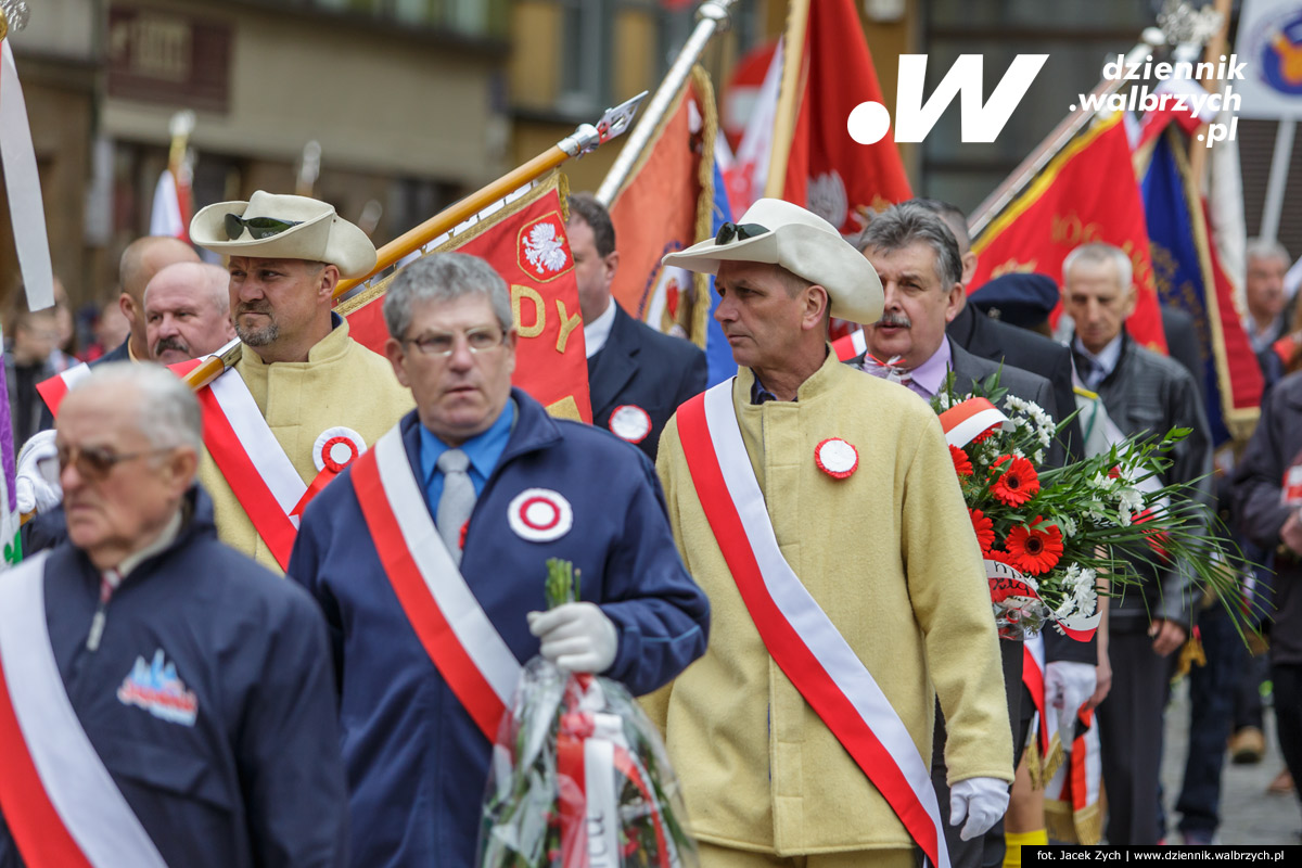 03.05.2016 Wałbrzych Obchody 225. rocznicy podpisania Konstytucji 3. maja fot. Jacek Zych / Dziennik Wałbrzych