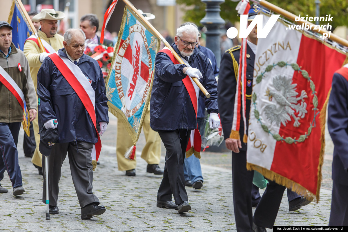 03.05.2016 Wałbrzych Obchody 225. rocznicy podpisania Konstytucji 3. maja fot. Jacek Zych / Dziennik Wałbrzych