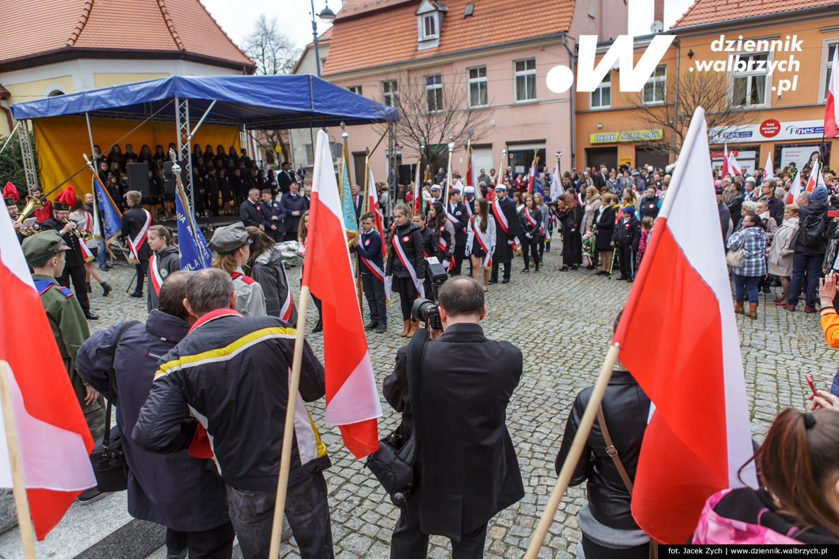 03.05.2016 Wałbrzych Obchody 225. rocznicy podpisania Konstytucji 3. maja fot. Jacek Zych / Dziennik Wałbrzych