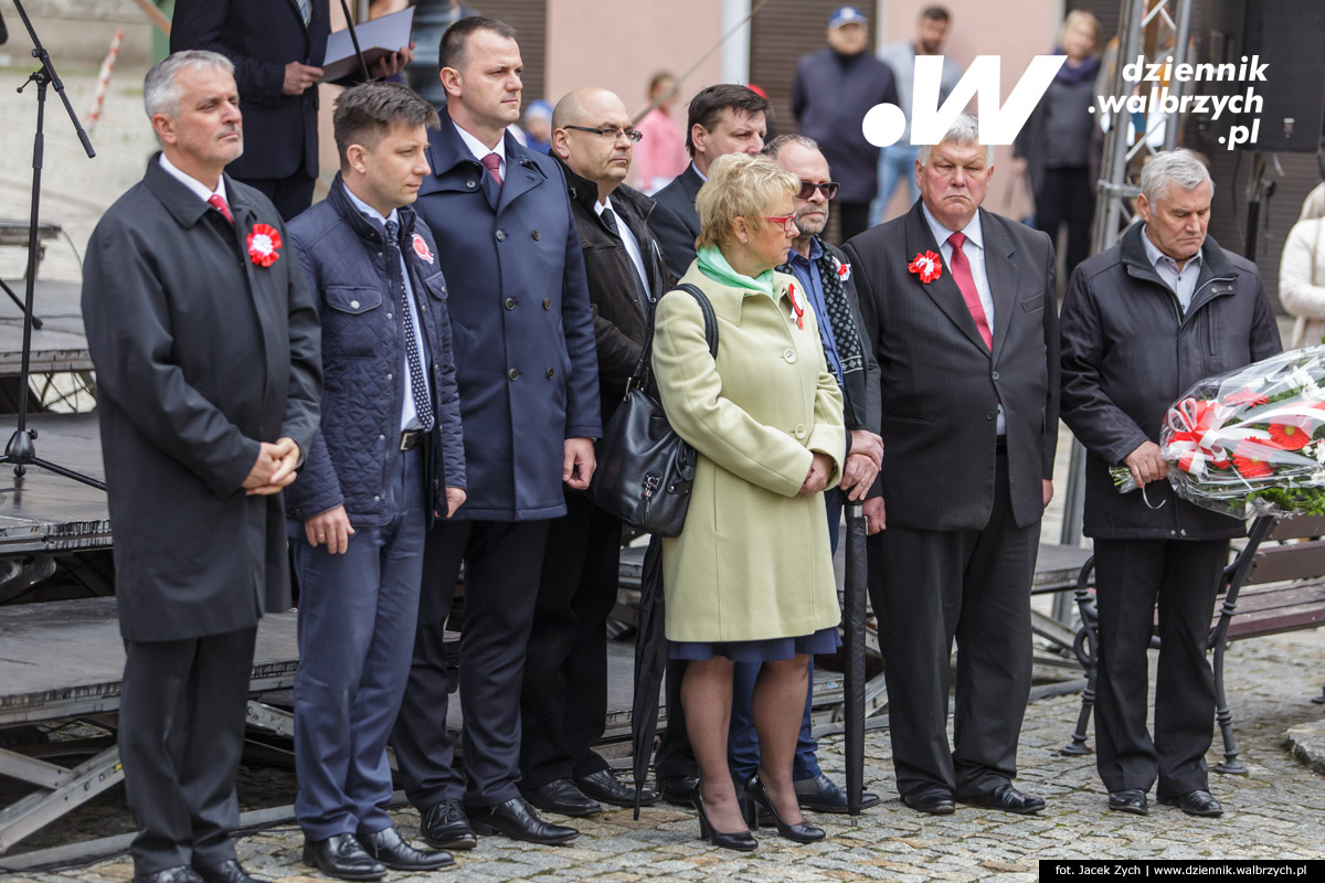 03.05.2016 Wałbrzych Obchody 225. rocznicy podpisania Konstytucji 3. maja fot. Jacek Zych / Dziennik Wałbrzych