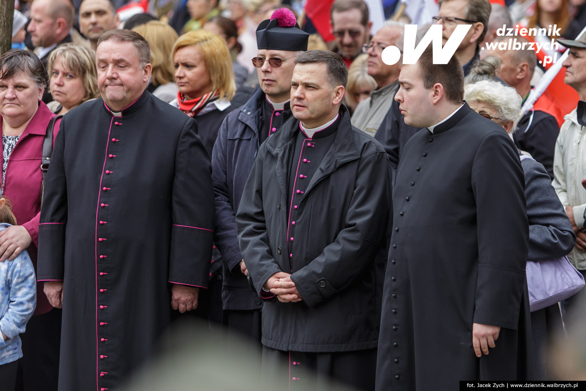 03.05.2016 Wałbrzych Obchody 225. rocznicy podpisania Konstytucji 3. maja fot. Jacek Zych / Dziennik Wałbrzych