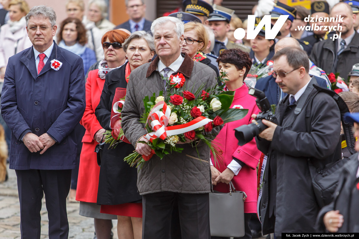 03.05.2016 Wałbrzych Obchody 225. rocznicy podpisania Konstytucji 3. maja fot. Jacek Zych / Dziennik Wałbrzych