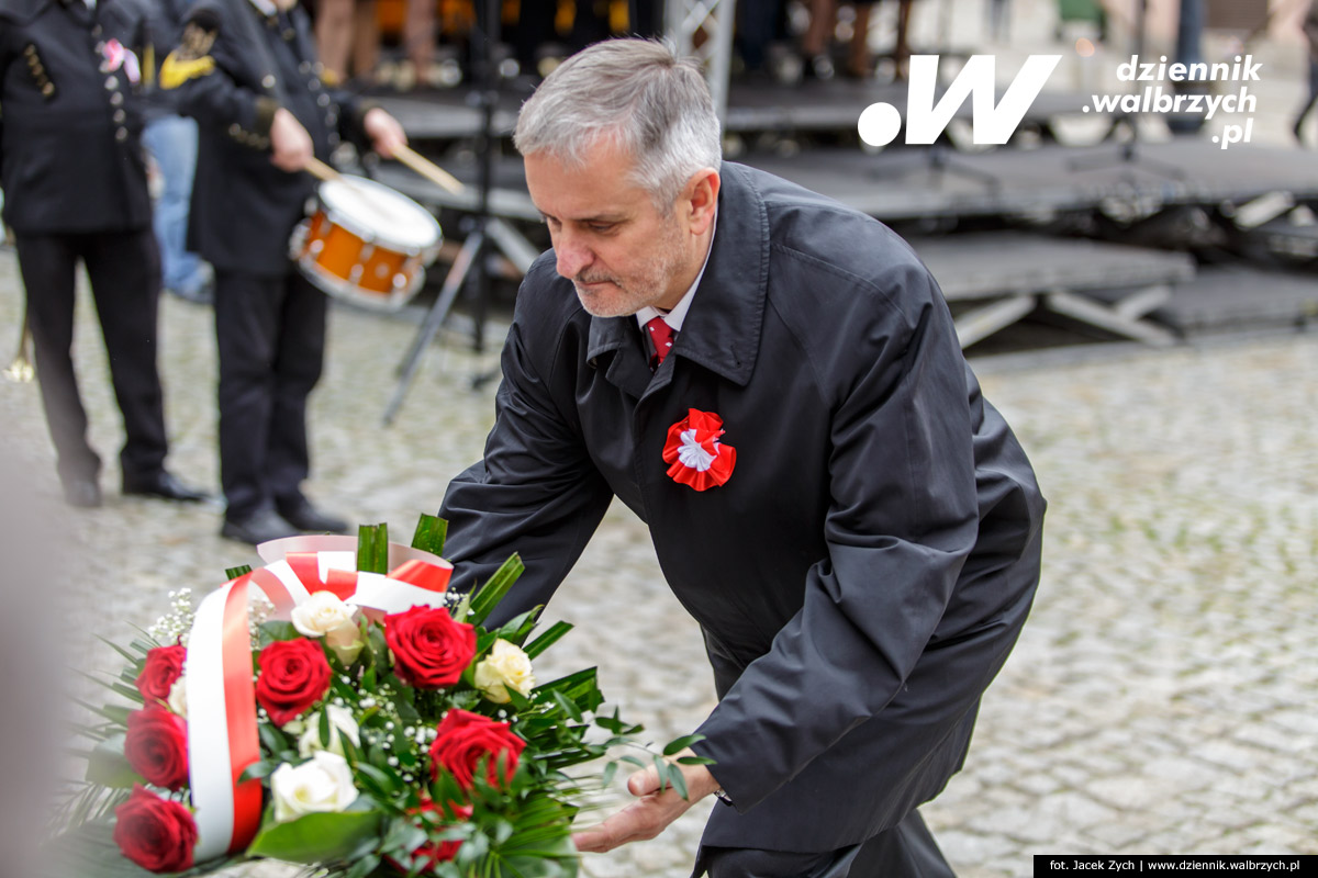 03.05.2016 Wałbrzych Obchody 225. rocznicy podpisania Konstytucji 3. maja fot. Jacek Zych / Dziennik Wałbrzych