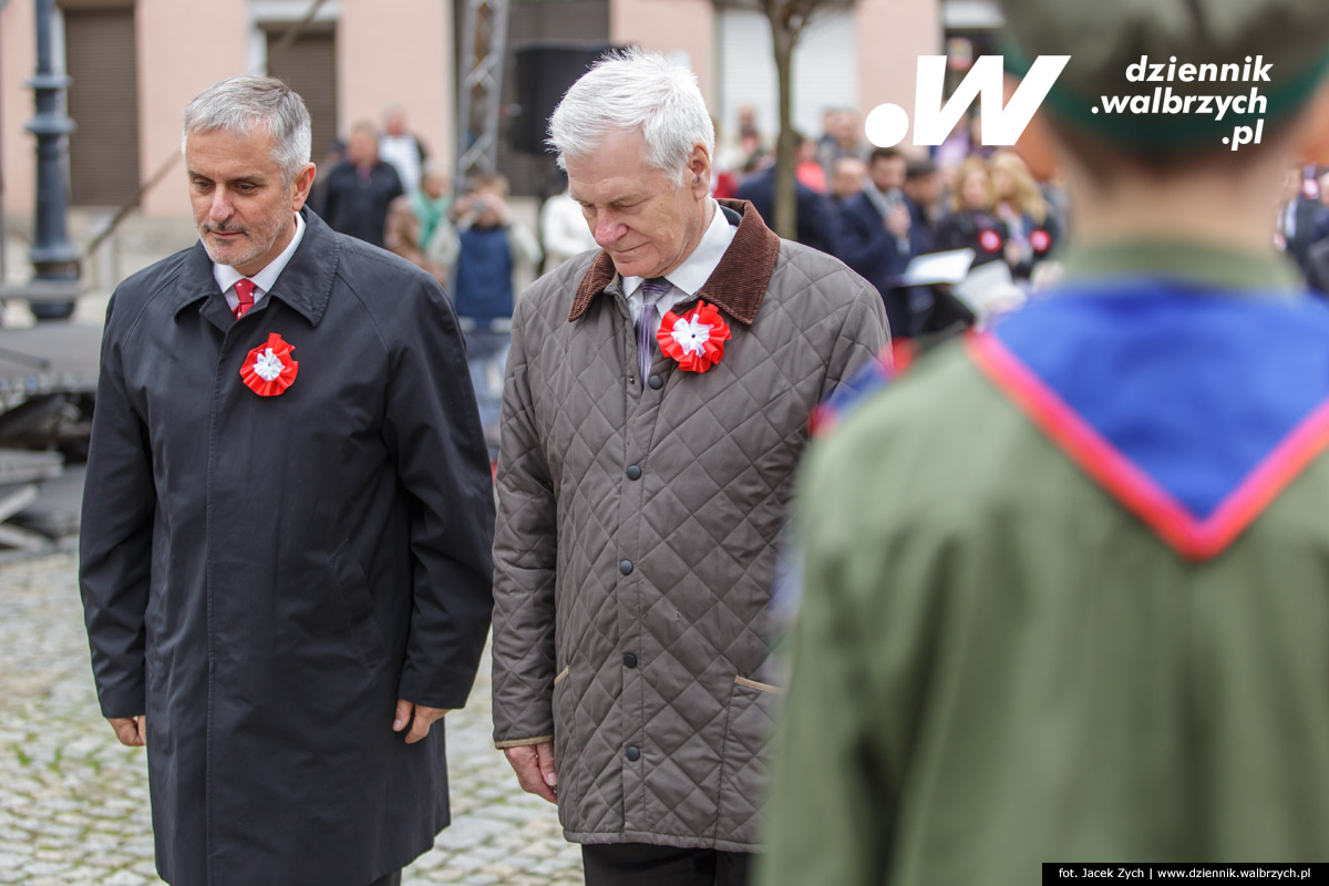 03.05.2016 Wałbrzych Obchody 225. rocznicy podpisania Konstytucji 3. maja fot. Jacek Zych / Dziennik Wałbrzych