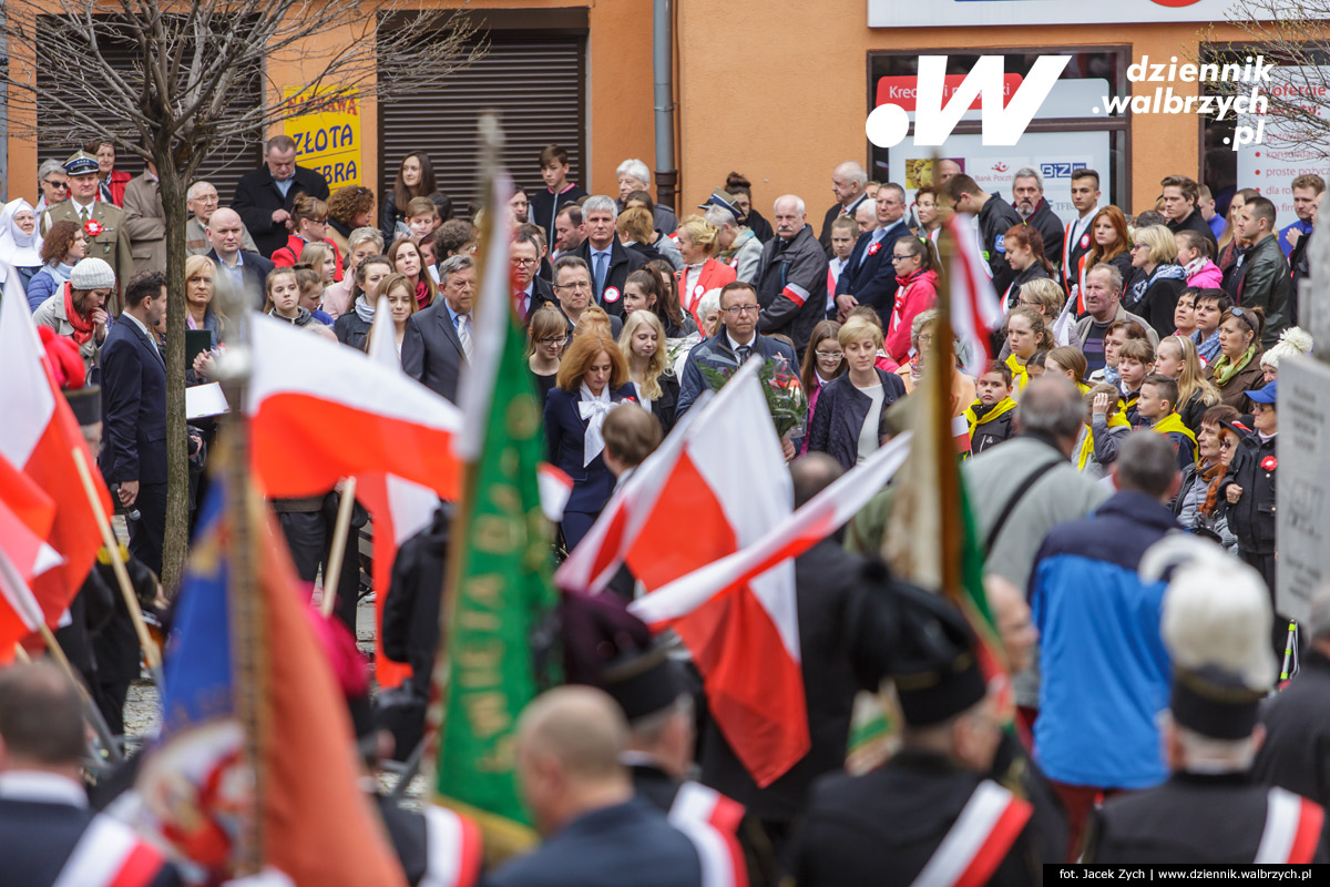 03.05.2016 Wałbrzych Obchody 225. rocznicy podpisania Konstytucji 3. maja fot. Jacek Zych / Dziennik Wałbrzych