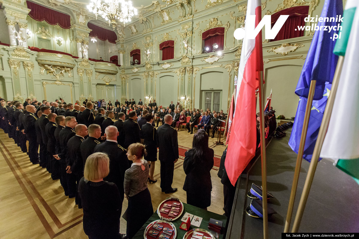 13.05.2016 Szczawno-Zdrój. Uroczysta akademia z okazji Święta Straży Pożarnej. fot. Jacek Zych / Dziennik Wałbrzych