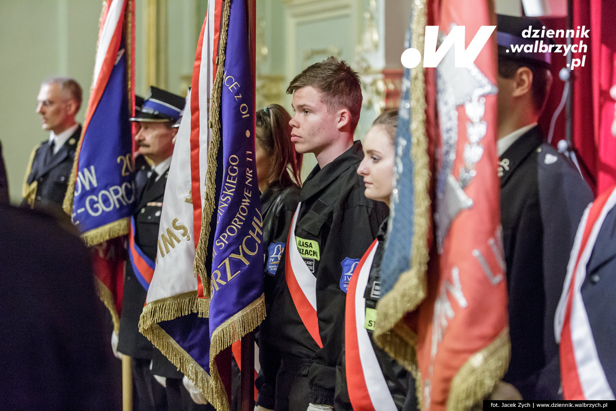 13.05.2016 Szczawno-Zdrój. Uroczysta akademia z okazji Święta Straży Pożarnej. fot. Jacek Zych / Dziennik Wałbrzych