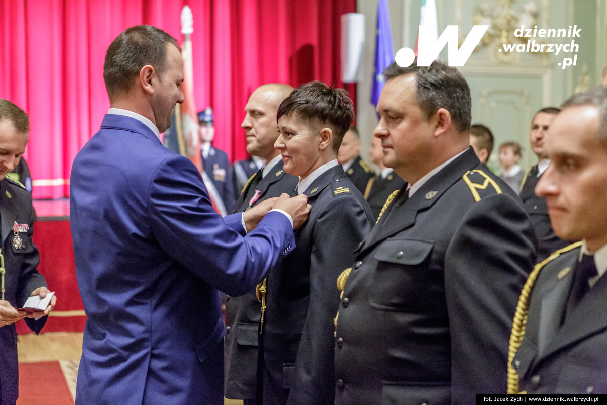 13.05.2016 Szczawno-Zdrój. Uroczysta akademia z okazji Święta Straży Pożarnej. fot. Jacek Zych / Dziennik Wałbrzych