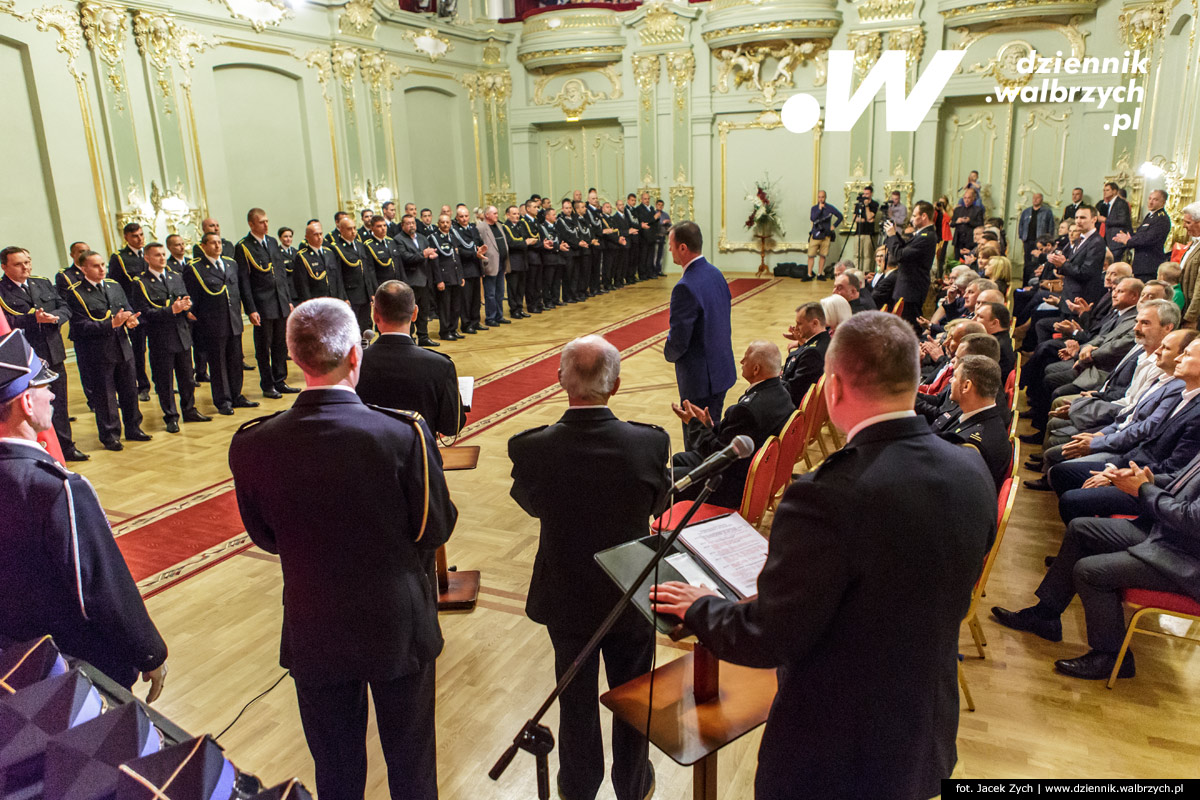 13.05.2016 Szczawno-Zdrój. Uroczysta akademia z okazji Święta Straży Pożarnej. fot. Jacek Zych / Dziennik Wałbrzych