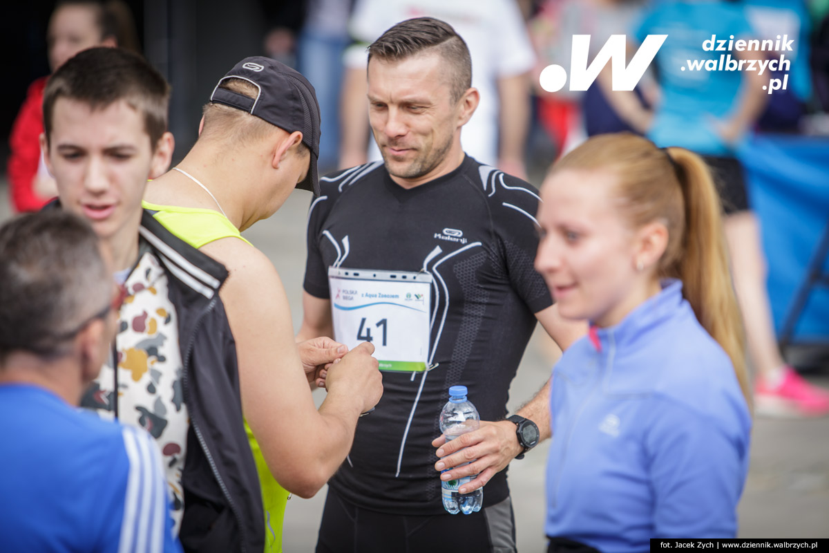 21.05.2016 Wałbrzych. Zorganizowana przez spółkę Aqua Zdrój impreza rekreacyjna z cyklu Polska Biega. fot. Jacek Zych / Dziennik Wałbrzych