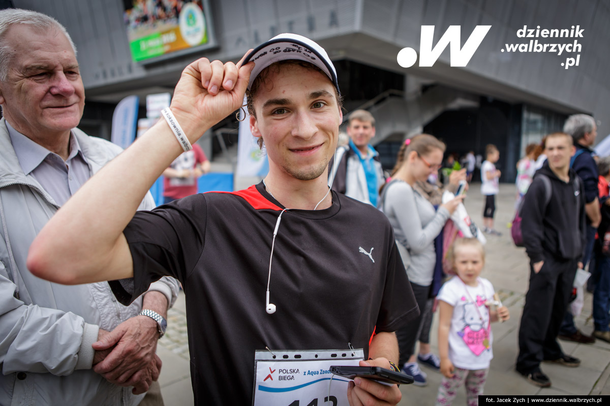 21.05.2016 Wałbrzych. Zorganizowana przez spółkę Aqua Zdrój impreza rekreacyjna z cyklu Polska Biega. fot. Jacek Zych / Dziennik Wałbrzych