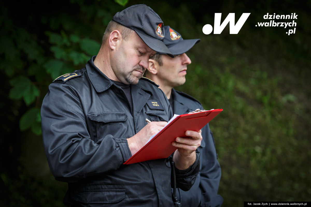 09.06.2016 Wałbrzych. Ćwiczenia straży pożarnej w WZK Victoria. fot. Jacek Zych / Dziennik Wałbrzych