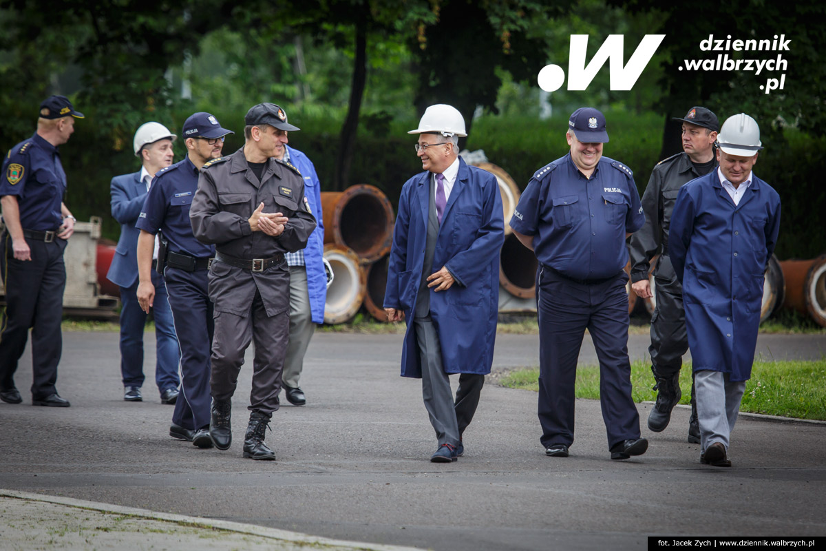 09.06.2016 Wałbrzych. Ćwiczenia straży pożarnej w WZK Victoria. fot. Jacek Zych / Dziennik Wałbrzych