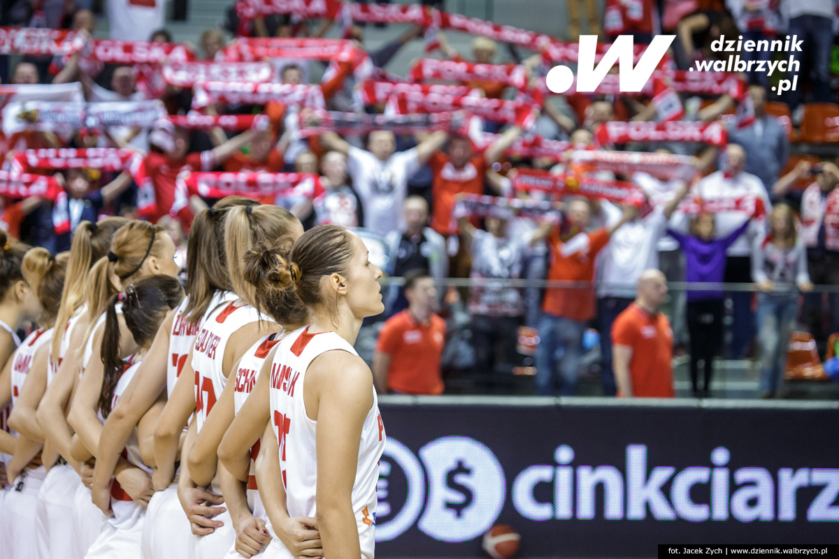 Mecz eliminacyjny do turnieju Eurobasket Polska-Belgia (77:61). Wałbrzych, 23.11.2016. fot. Jacek Zych / Dziennik Wałbrzych