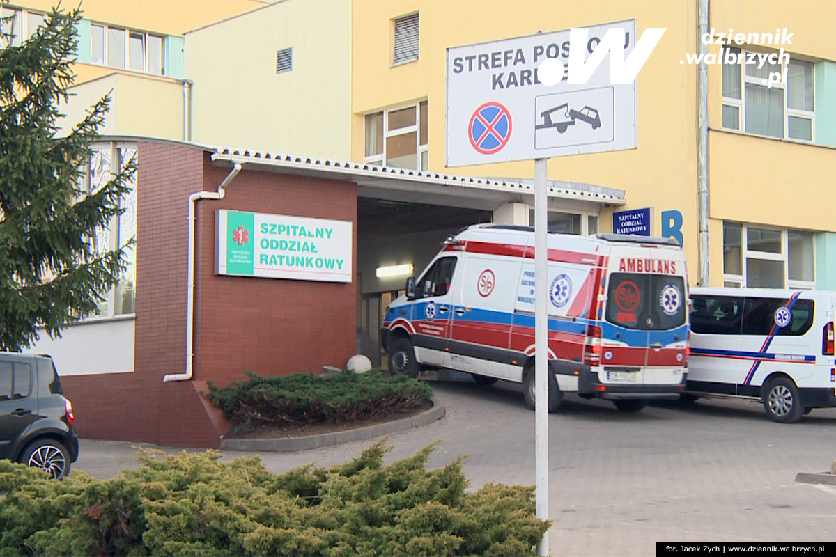 Szpital im. A. Sokołowskiego w Wałbrzychu. Fot. Jacek Zych / Dziennik Wałbrzych