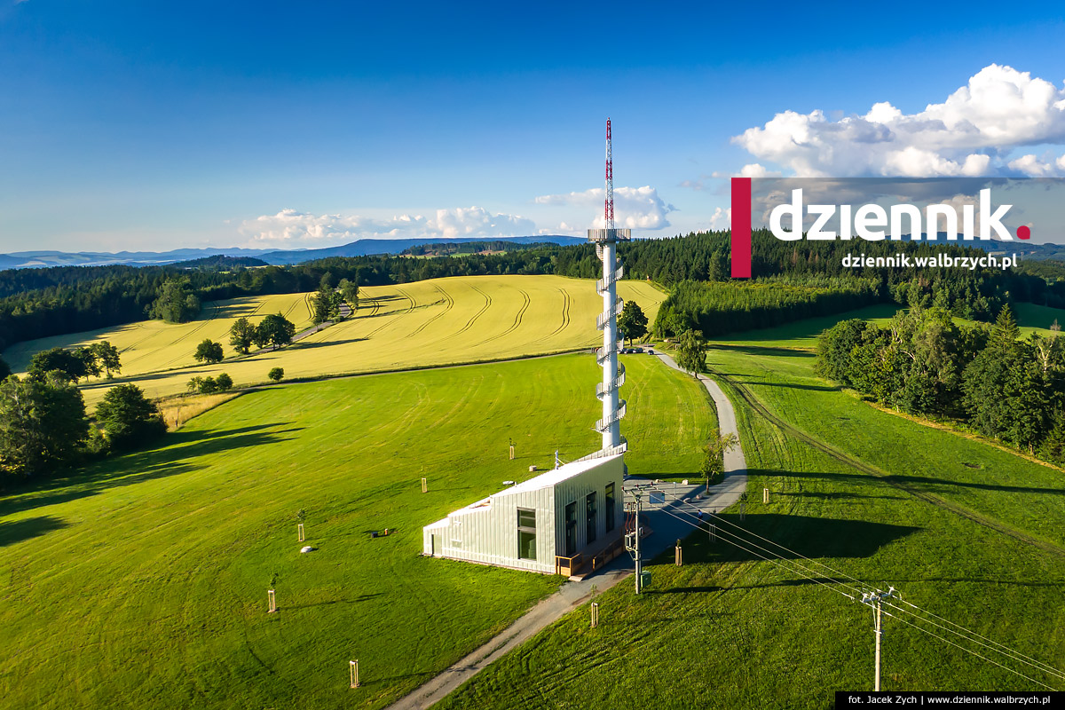 Wieża widokowa na Šibeniku. Fot. Jacek Zych / Dziennik Wałbrzych