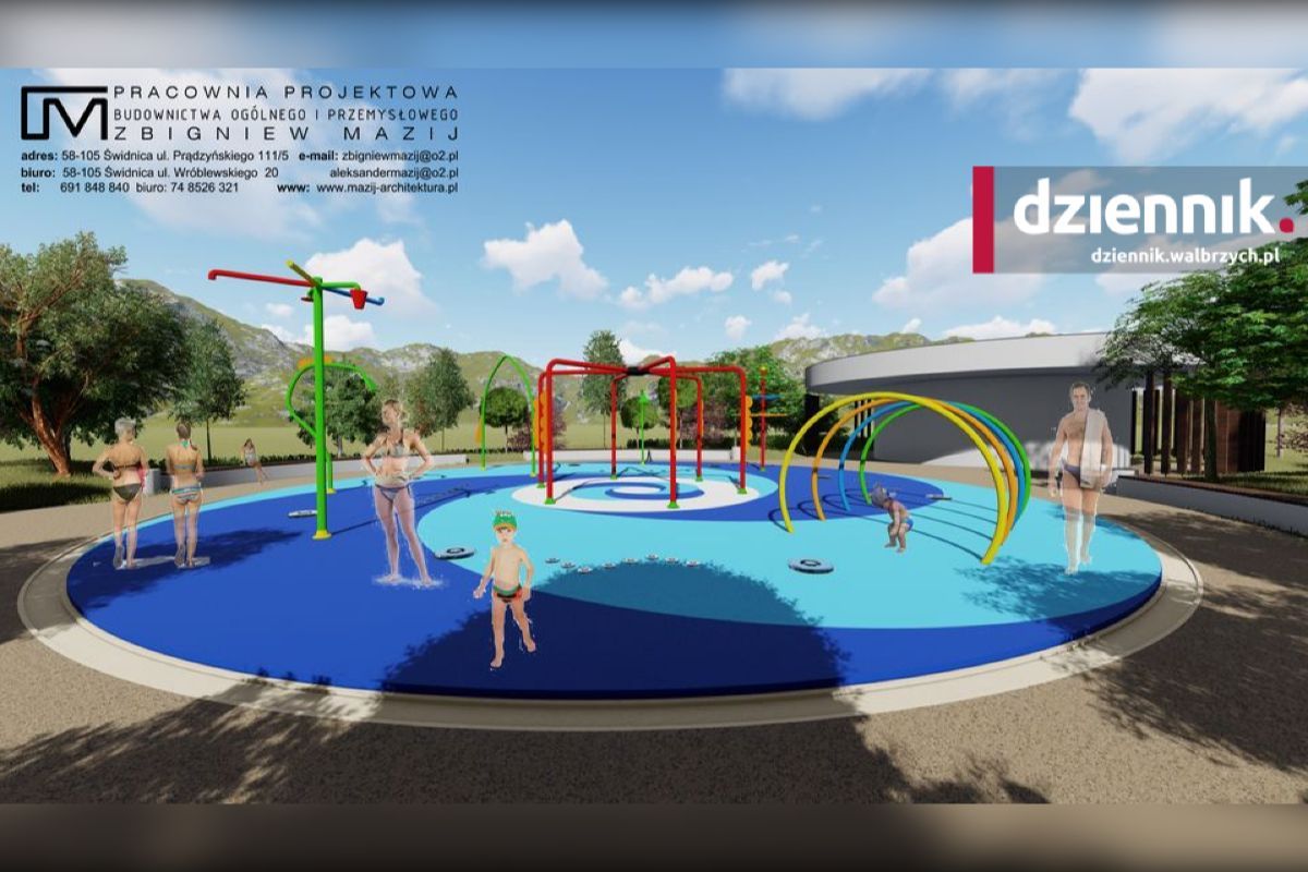 Jedlina-Zdrój ogłosiła przetarg na budowę Letniego Parku Wodnego. To już druga próba. Wcześniej chętnych nie było fot. FB Leszek Orpel