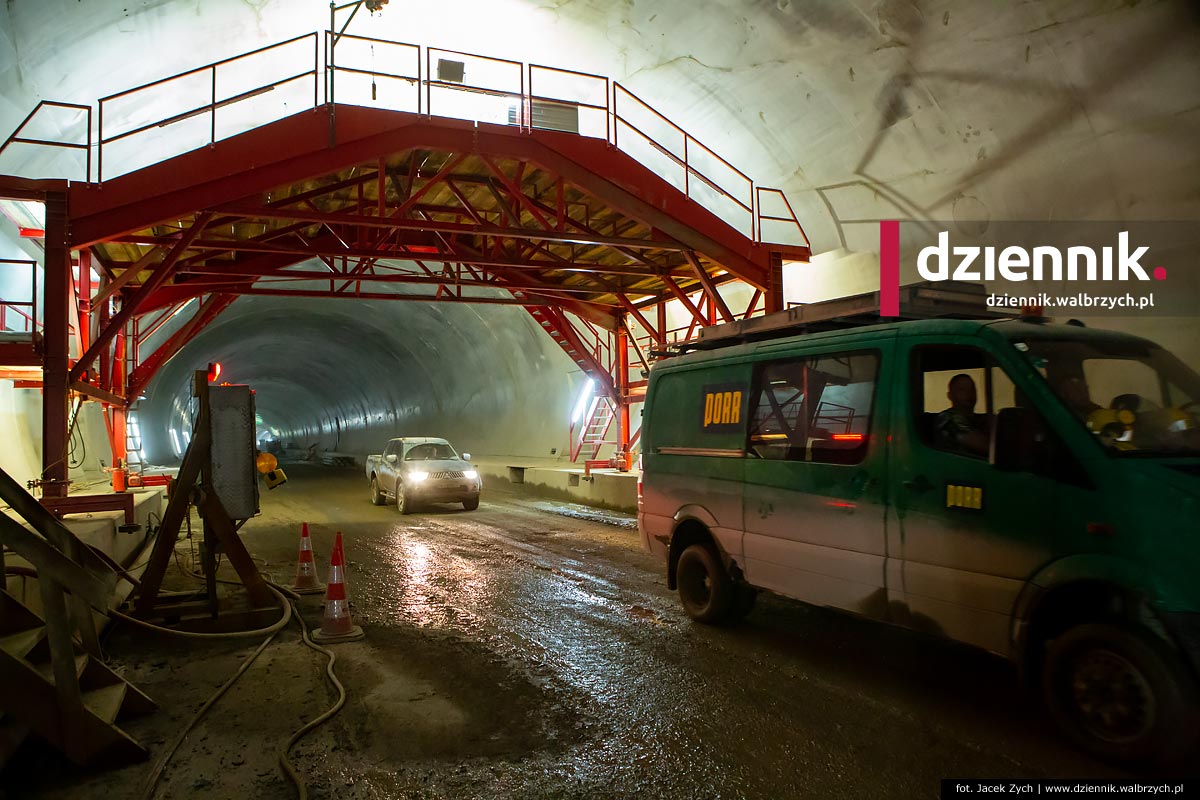 Tak dziś wygląda tunel na S3 w pobliżu Starych Bogaczowic