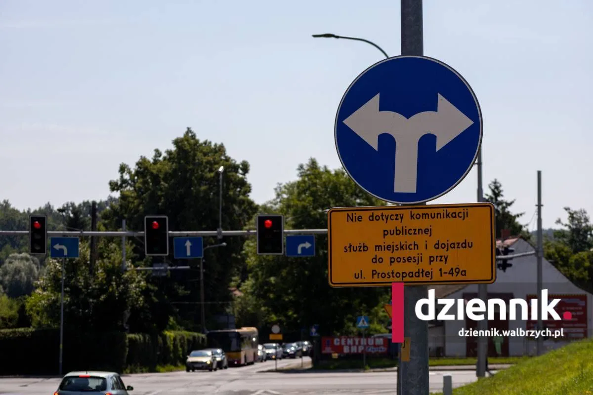 Wałbrzych. Drogowa pułapka przy okazji remontu Wrocławskiej. Zakaz ruchu na Prostopadłej