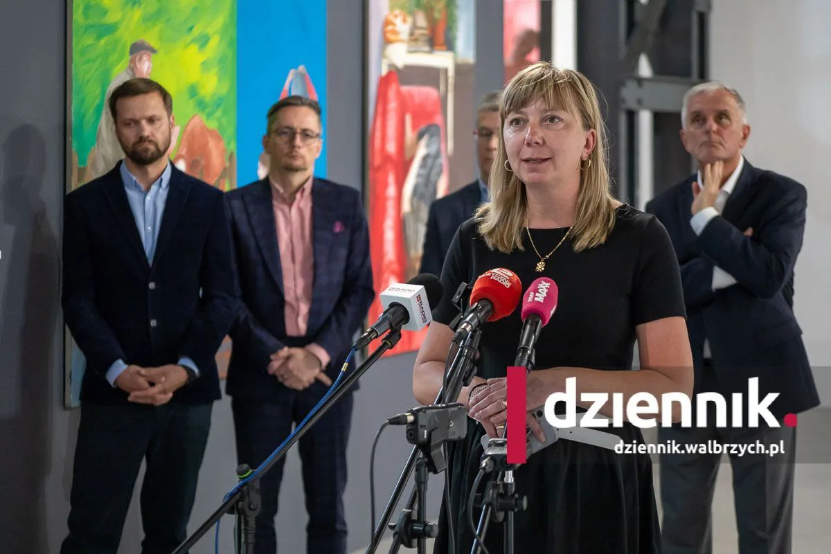 Konferencja prasowa w sprawie zmian w miejskich instytucjach kultury w Wałbrzychu