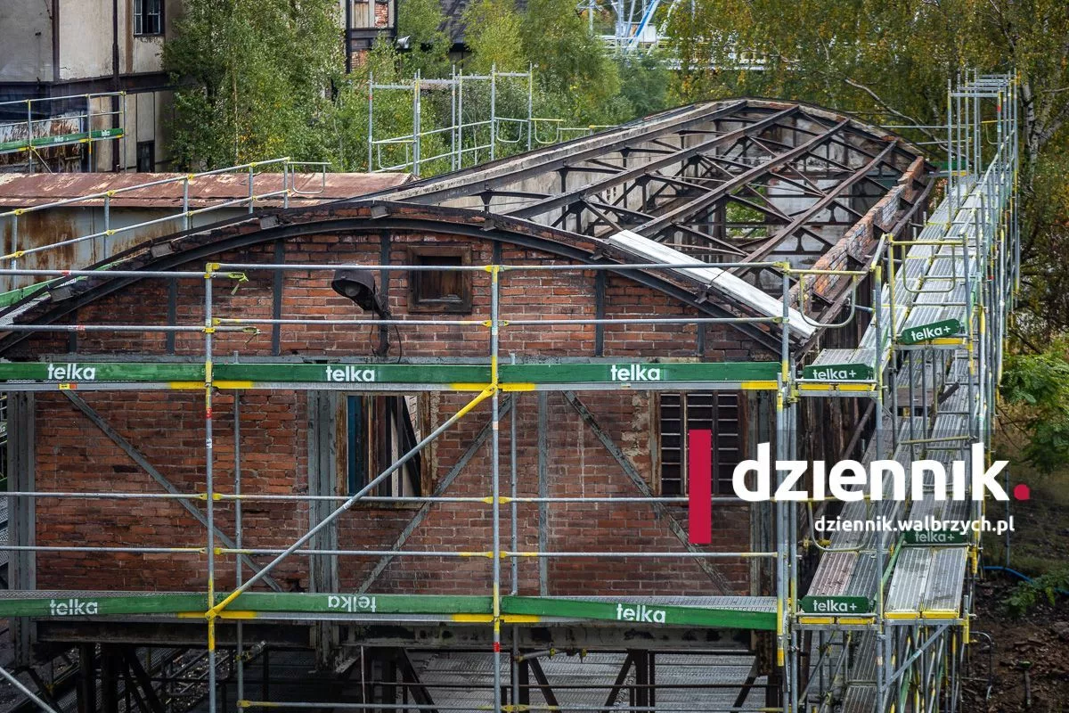 Tak wygląda remont Sortowni w Starej Kopalni. Za kilka miesięcy pojawią się turyści