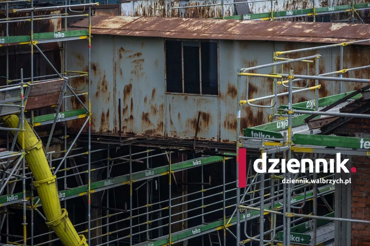 Tak wygląda remont Sortowni w Starej Kopalni. Za kilka miesięcy pojawią się turyści