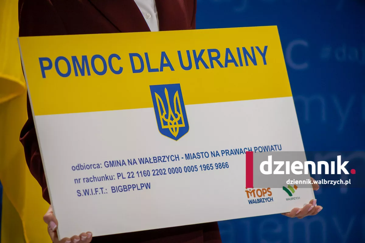 Wałbrzych wznawia zbiórkę pieniędzy dla Ukrainy. Miasto chce kupić agregaty