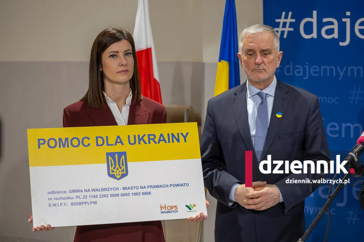 Wałbrzych wznawia zbiórkę pieniędzy dla Ukrainy. Miasto chce kupić agregaty