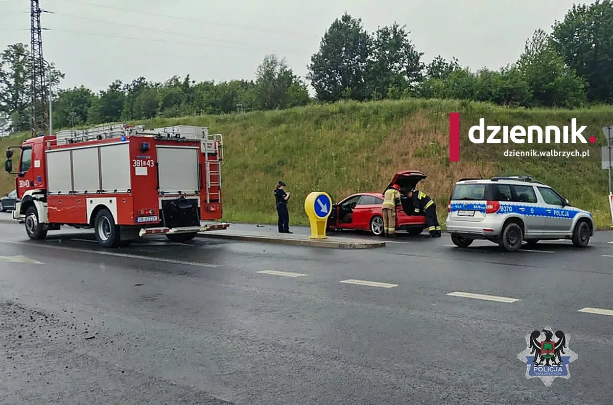 Nie ustąpił pierwszeństwa. Groźnie wyglądająca kolizja na Starym Zdroju