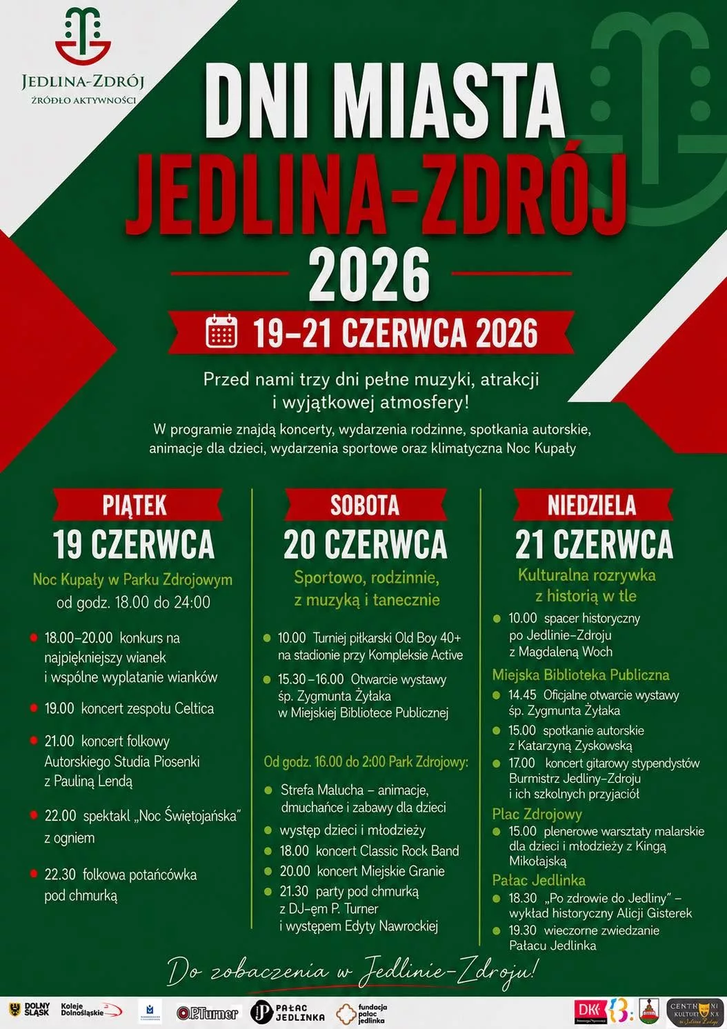 Trzy dni muzyki, kultury i rodzinnej zabawy. Przed nami Święto Miasta Jedlina-Zdrój