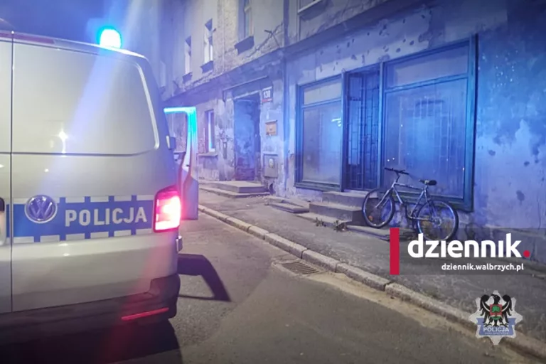 Pijany 61-latek na rowerze. Mężczyzna dostał 2,5 tysiąca złotych mandatu fot. Komenda Miejska Policji w Wałbrzychu