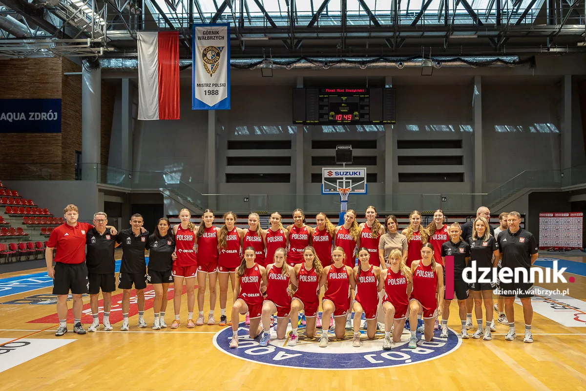 Kadra koszykarek U16 trenowała w Wałbrzychu. Tu szykowała się do Mistrzostw Europy